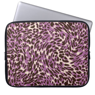 Luipaardprint, klassiek dierenpatroon. laptop sleeve