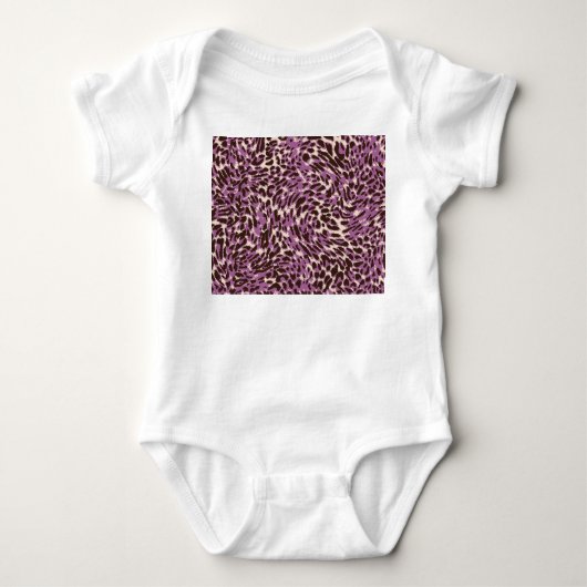 Luipaardprint, klassiek dierenpatroon. romper (Voorkant)