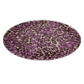 Luipaardprint, klassiek dierenpatroon. snijplank (Hoek)