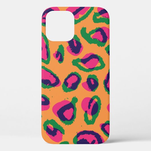 Luipaardprint, kleurrijk dierenpatroon. Case-Mate iPhone case (Achterkant)