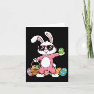Luipaardprint Konijn Konijntje Blaast Bubble Gum O Kaart