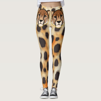 Luipaardprint Kracht Leggings