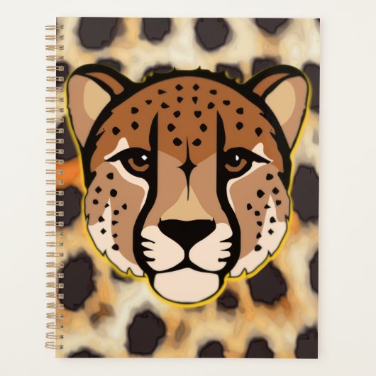 Luipaardprint Kracht Planner (Voorkant)