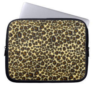 Luipaardprint laptophoes laptop sleeve