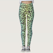 Luipaardprint leggingen leggings (Voorkant)