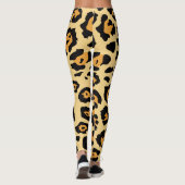 luipaardprint leggingen leggings (Achterkant)