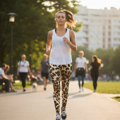 Luipaardprint Leggings