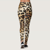 Luipaardprint Leggings (Achterkant)