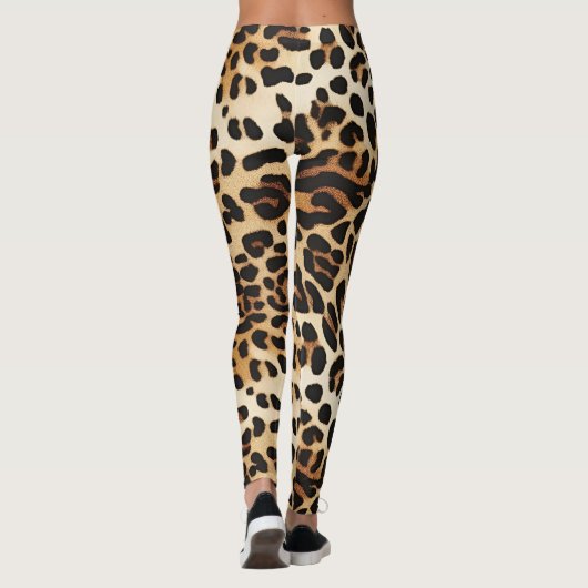 Luipaardprint Leggings (Achterkant)