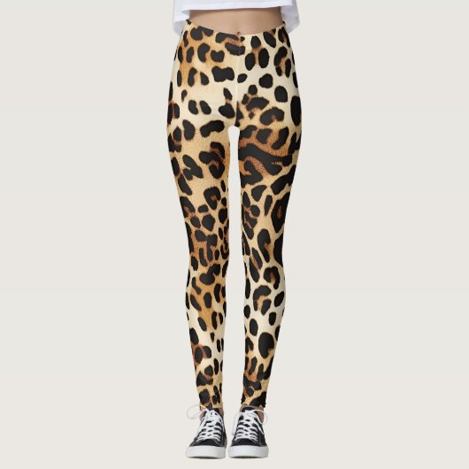 Luipaardprint Leggings (Voorkant)