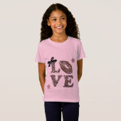 Luipaardprint Liefde & Coquette T-shirt (Voorkant volledig)