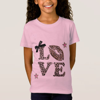 Luipaardprint Liefde & Coquette T-shirt