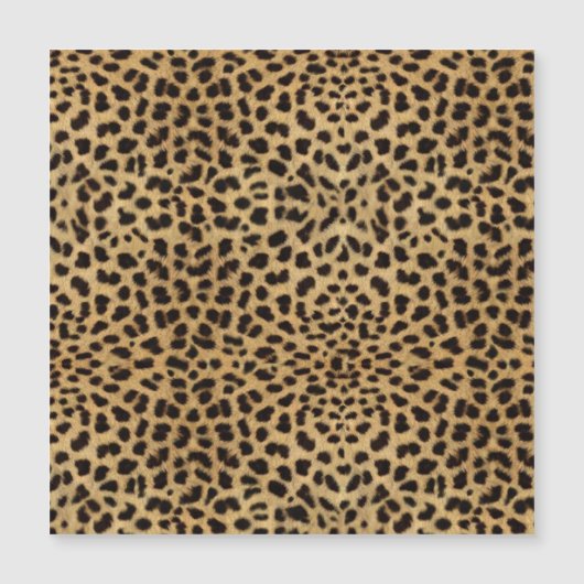 Luipaardprint magnetische kaart (Voorkant)