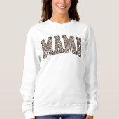 Luipaardprint Mama Sweatshirt (Voorkant)