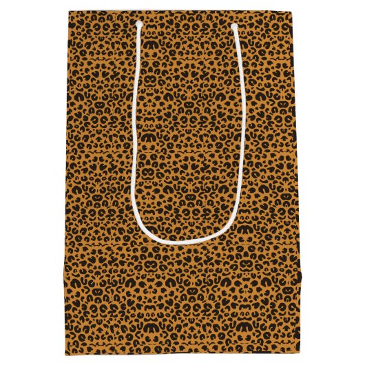 Luipaardprint Medium Cadeauzakje (Achterkant)