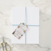 Luipaardprint Meisjes Safari Wild One 1e Verjaarda Cadeaulabel (Met Touw)