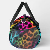 Luipaardprint met regenboog gloed plunjezak (Rechts)