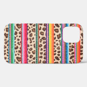 Luipaardprint met regenboogkleuren moderne meisjes Case-Mate iPhone case (Achterkant (horizontaal))