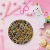 Luipaardprint Moderne Trendy Bruiloft Feest Papieren Bordje (Feest)