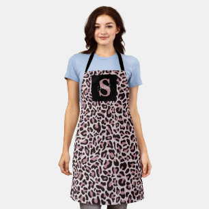 Luipaardprint Monogram Mode Rose Goud Schort