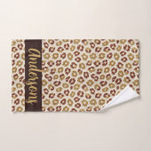 Luipaardprint nep glitters | Luxe Bad Handdoek (Handdoek)