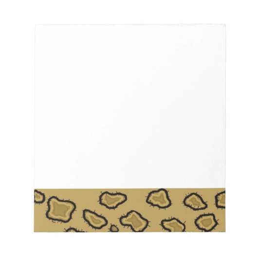 Luipaardprint Notitieblok (Voorkant)