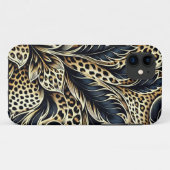 Luipaardprint ontwerp iPhone hoesje (Achterkant (horizontaal))