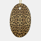 Luipaardprint Ovaal Ornament (Links)