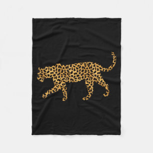 Luipaardprint Panter Dierenliefhebber Vrouw Gesche Fleece Deken