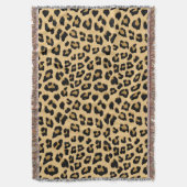 Luipaardprint patroon deken (Voorkant Verticaal)