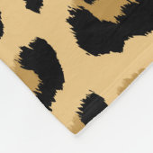 Luipaardprint patroon fleece deken (Hoek)