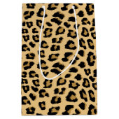 Luipaardprint patroon medium cadeauzakje (Voorkant)
