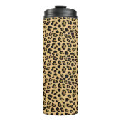 Luipaardprint patroon thermosbeker (Voorkant)