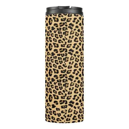 Luipaardprint patroon thermosbeker (Achterkant)