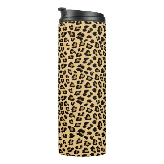 Luipaardprint patroon thermosbeker (Geroteerd rechts)