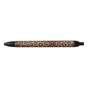 Luipaardprint Patroon Zwarte Inkt Pen