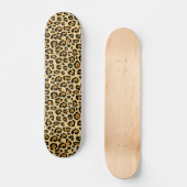 Luipaardprint  persoonlijk skateboard (Voorkant)