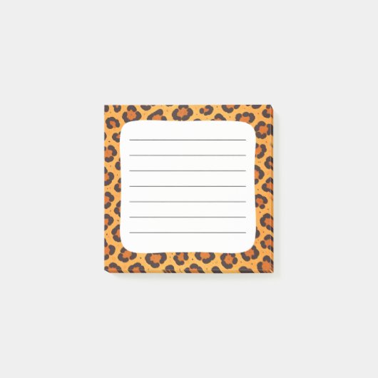 Luipaardprint Post-it® Notes (Voorkant)