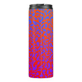 Luipaardprint Psychedelisch Thermosbeker (Achterkant)