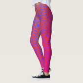 Luipaardprint Psychedelische Leggings (Links)