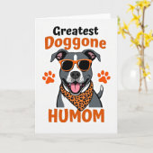 Luipaardprint Puppy Liefde Kaart (Gele Bloem)