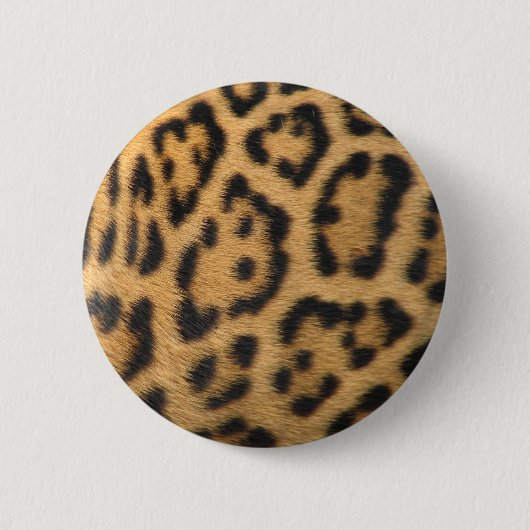 Luipaardprint Ronde Button 5,7 Cm (Voorkant)