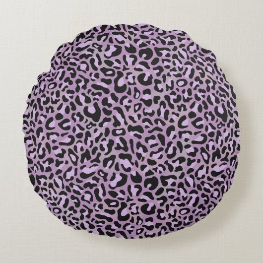 Luipaardprint Ronde Kussen (Voorkant)