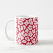 Luipaardprint rood en wit koffiemok (Links)