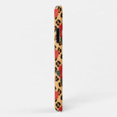 Luipaardprint & Roses Tattoo Monogram iPhone Hoesj Case-Mate iPhone Case (Achterkant/rechts)