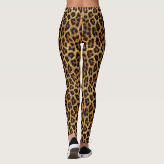 Luipaardprint Safari ID1153 Leggings (Achterkant)