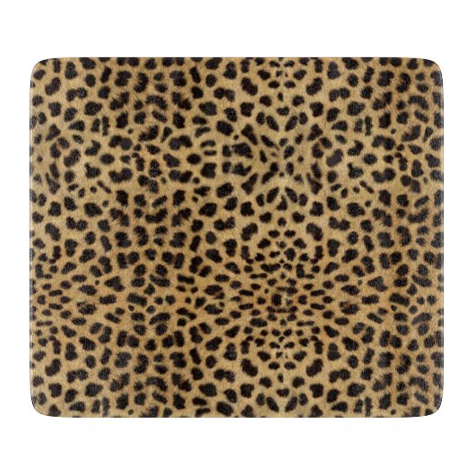 Luipaardprint Snijplank (Voorkant)