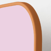 Luipaardprint Ster op Roze Pickle Ball Paddle (Links Detail)