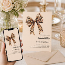 Luipaardprint strik bruin beige verjaardag