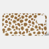 Luipaardprint - Taupe Tannig en Wit Case-Mate iPhone Case (Achterkant (horizontaal))